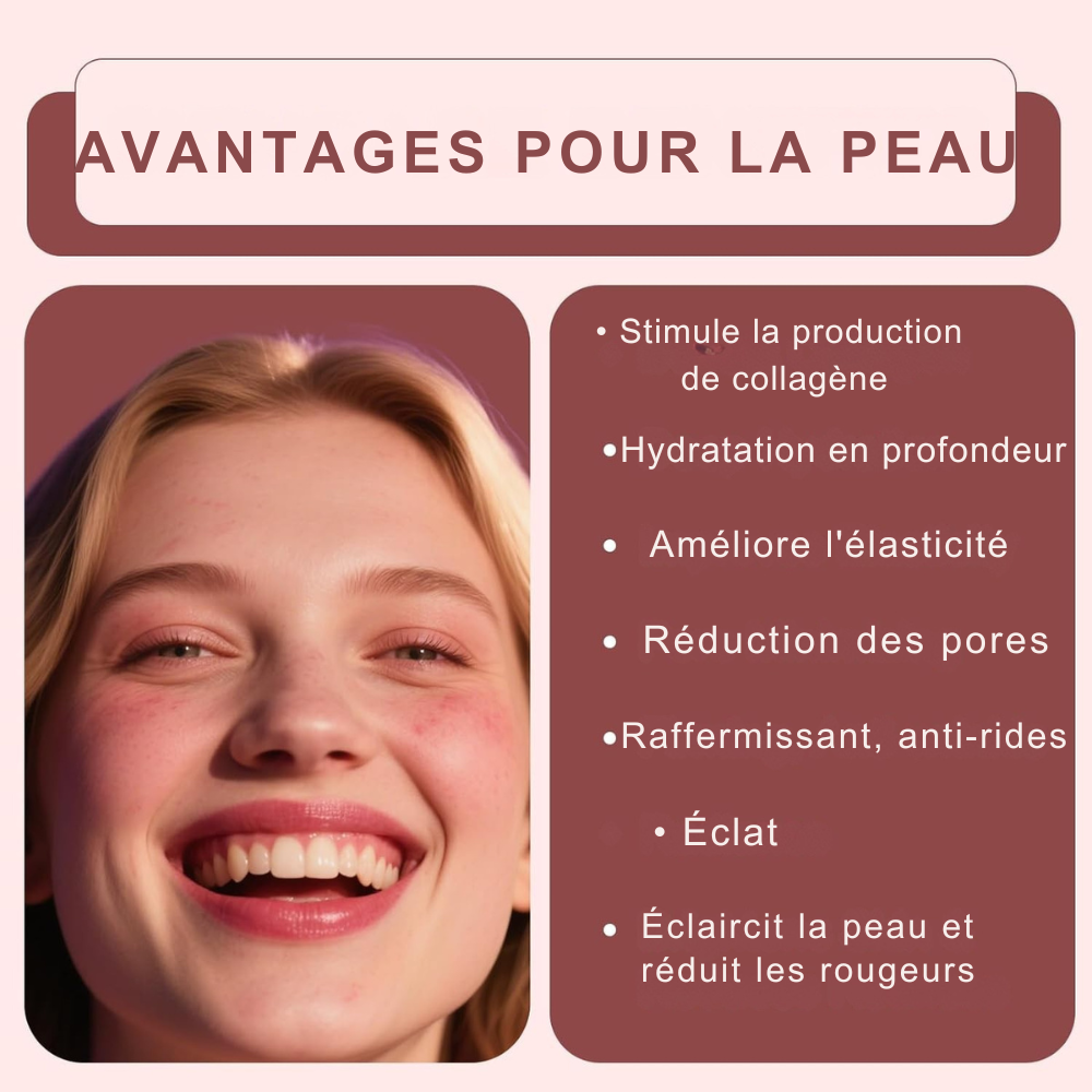 Masque facial au collagène anti-déformable