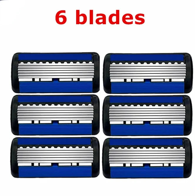 Razor Classic 6 Edge Safety Razor for Mens Shaving&Womens Hair Removal 27 Shaving Blades Manual Shaver safety razor