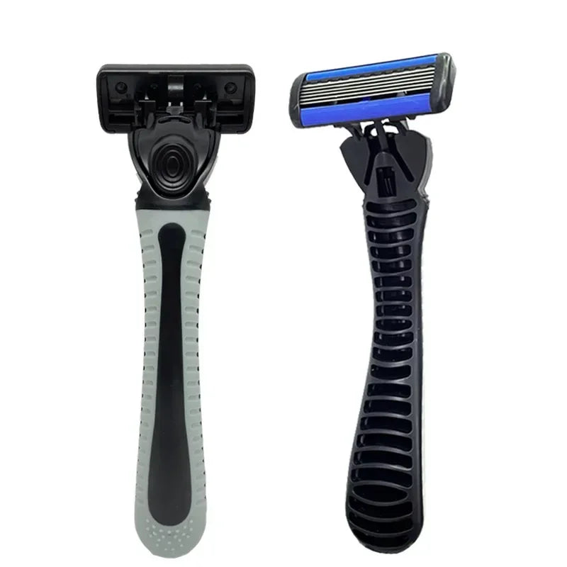 Razor Classic 6 Edge Safety Razor for Mens Shaving&Womens Hair Removal 27 Shaving Blades Manual Shaver safety razor