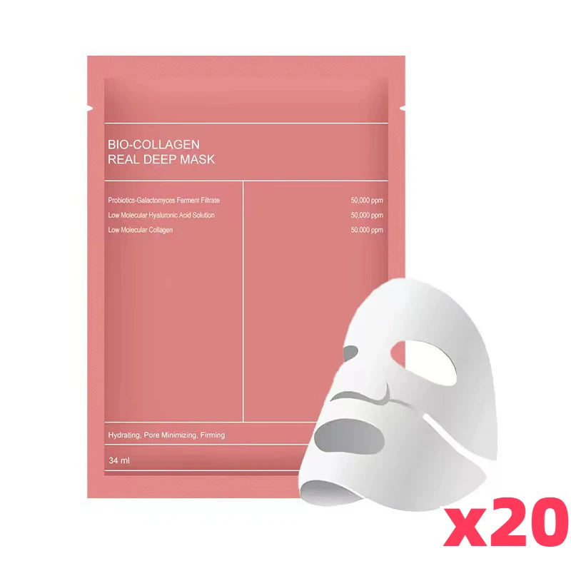Masque facial au collagène anti-déformable