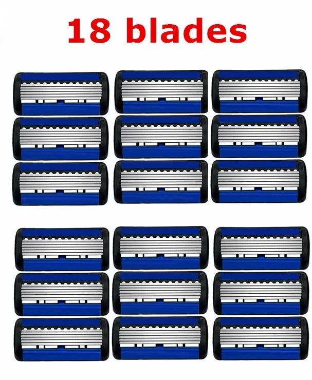 Razor Classic 6 Edge Safety Razor for Mens Shaving&Womens Hair Removal 27 Shaving Blades Manual Shaver safety razor