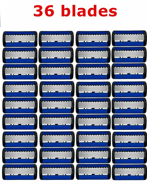 Razor Classic 6 Edge Safety Razor for Mens Shaving&Womens Hair Removal 27 Shaving Blades Manual Shaver safety razor