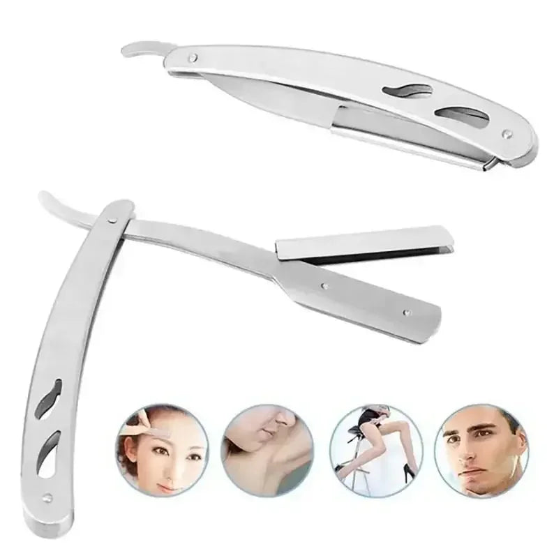 Manual razor Old-fashioned Shaver Old-fashioned razor Razor Eyebrow shaver holder Shaving face Shaving hair Hair scraper