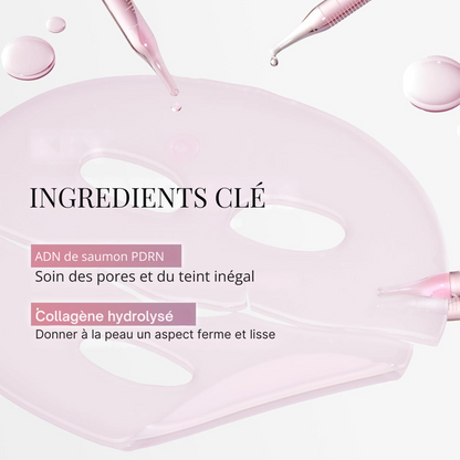 Masque facial au collagène anti-déformable