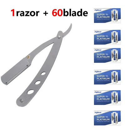 Manual razor Old-fashioned Shaver Old-fashioned razor Razor Eyebrow shaver holder Shaving face Shaving hair Hair scraper