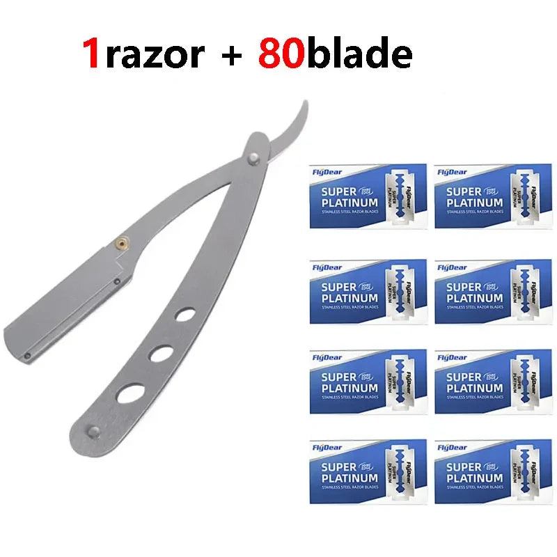 Manual razor Old-fashioned Shaver Old-fashioned razor Razor Eyebrow shaver holder Shaving face Shaving hair Hair scraper