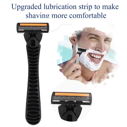 3-layer Stainless Steel Blade Men Razor Washable For Travel For Home Shaver Manual Shave Razors For Daily Face Care