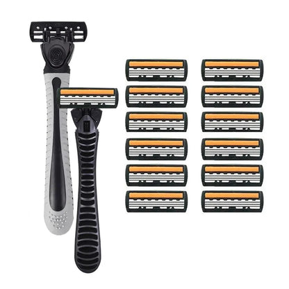 3-layer Stainless Steel Blade Men Razor Washable For Travel For Home Shaver Manual Shave Razors For Daily Face Care