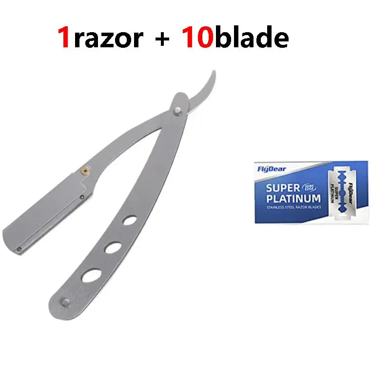 Manual razor Old-fashioned Shaver Old-fashioned razor Razor Eyebrow shaver holder Shaving face Shaving hair Hair scraper