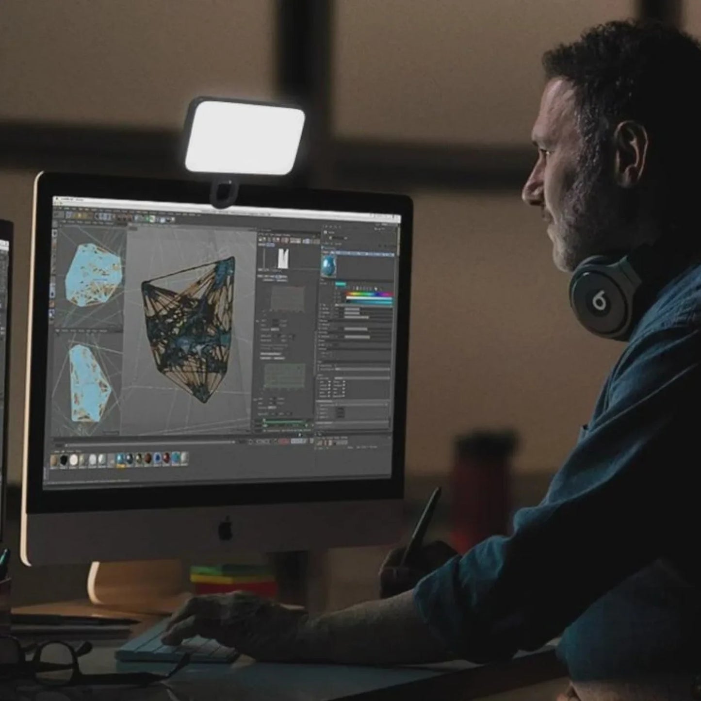 Mini lumière de remplissage pour Selfie, 3 Modes de couleur, luminosité réglable, Rechargeable, Clip sur téléphones mobiles, ordinateurs, photographie, lumières LED